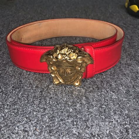 red versace belt replica|versace red belt for men.